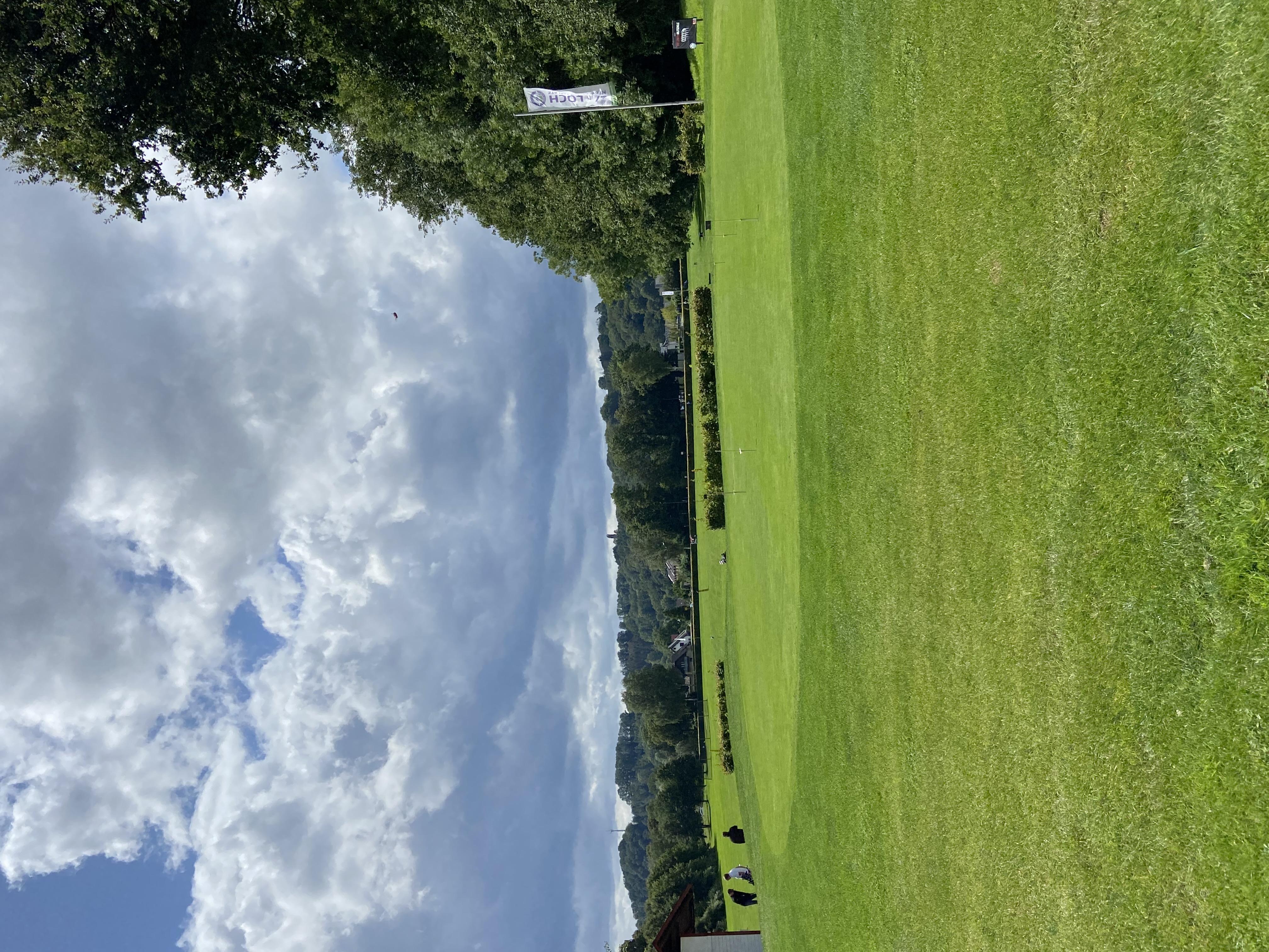 Putting Green mit Fahne